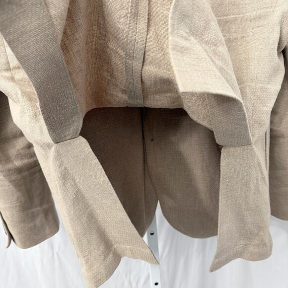 Tailorbyrd Linen Blend Blazer 40R Sport Coat Jacket Textured Unstructured - Picture 12 of 12
